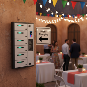 Y2 Power <span class=keywords><strong>ZEN</strong></span>, casier de recharge pour télé<span class=keywords><strong>phone</strong></span> portable mural extérieur à 6 baies, optionnel pour paiement par carte de crédit et écran publicitaire - Product Image 3