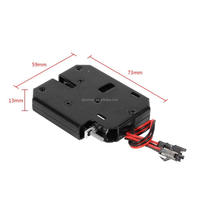 Serrure automatique de casier de colis solénoïde d'armoire intelligente serrure électronique 12v serrure électromagnétique de meubles de contrôle Central caché