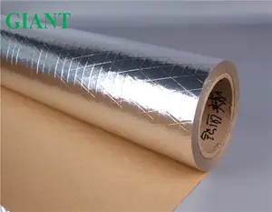 Aluminiumfolie Geconfronteerd Met Aluminiumfolie Kraft Voor Glaswol Voor Export