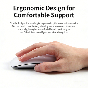 Ratón Láser Ergonómico Inalámbrico Recargable Mini <span class=keywords><strong>con</strong></span> USB 1200 DPI <span class=keywords><strong>para</strong></span> Computadora, Portátil, Tablet, Juegos, en Stock - Product Image 3