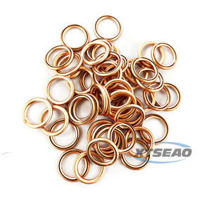 All Sizes <strong>Copper</strong> <strong>Gasket</strong> &amp; Washer-Customizable Sealing Hardware Fasteners | XTSEAO Brand | OEM/ODM Services - Product Image 1