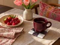 Sous-verre en marbre naturel résistant à la chaleur, sous-verre en pierre pour salon, table à manger, tasse à café ou à thé, logo personnalisé, vente en gros