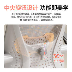 LingTuo Ergonomic Office <b>Chair</b> With Flip Armrest And Swivel Base For Home Office Bedroom <b>Study</b> Use - Product Image 3