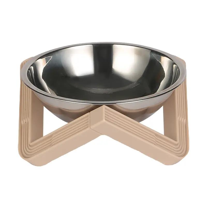 Mangkuk kucing anjing, mangkuk makanan anak anjing dengan dudukan bongkar pasang, mangkuk pakan air untuk Aksesori perlengkapan kucing