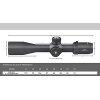 DISCOVERYOPT LHD-NV 3-12x42 SFP Scope 30mm Tube Vision de nuit Compatible Optique