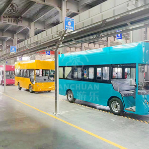 Satılık 18 koltuk elektrik pili kumandalı servis araba gezi otobüsü - Product Image 6