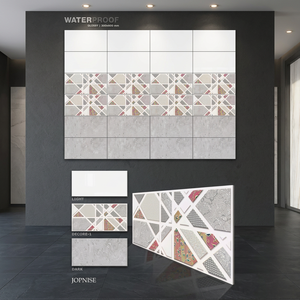 Azulejos de pared de cerámica superbrillante 30x60cm 12x24 300x600mm Fabricante Venta directa Showroom Precio para paredes interiores - Product Image 3