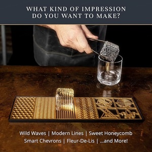 Hollow Custom Business Logo Ice Cube,Custom Brass Stamp Ice Cube Custom Soap Stamp - Product Image 6