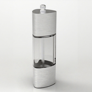Hai Mặt Thép Không Gỉ Của Nhãn Hiệu Muối & Hạt Tiêu Mill Thảo Mộc & Gia Vị Công Cụ Chai Nhựa Thiết Kế Hiện Đại Muối Biển Hạt Tiêu Phay - Product Image 2