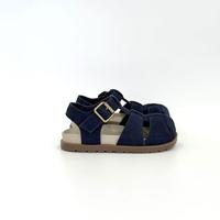 Sandal Anak-anak Tertutup, Bahan Suede Mikrofiber Lembut, Anti Selip, Sepatu Pertama Bayi, Perekat Hook & Loop, Penyangga Lengkung Kaki, Bernapas, Ringan