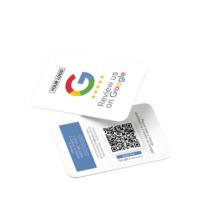 Instagram NFC Card & Google Review NFC Tag | Boostez les médias sociaux et les commentaires des clients | Personnalisable sans contact RC S966 Felica