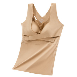 Soutien-gorge sans bretelles avec rembourrage intégré, soutien-gorge push-up pour poitrine tombante, sans couture, débardeur pour femmes, avec rembourrage intégré, taille plus - Product Image 5