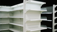 Étagères de présentation robustes pour la vente au détail, étagère métallique réglable à plusieurs niveaux pour supermarché, épicerie, collations et boissons