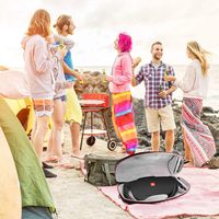 Étui de voyage rigide personnalisé pour jbl boombox 2 3 étui de haut-parleur eva vide à fermeture éclair pour haut-parleur Bluetooth portable