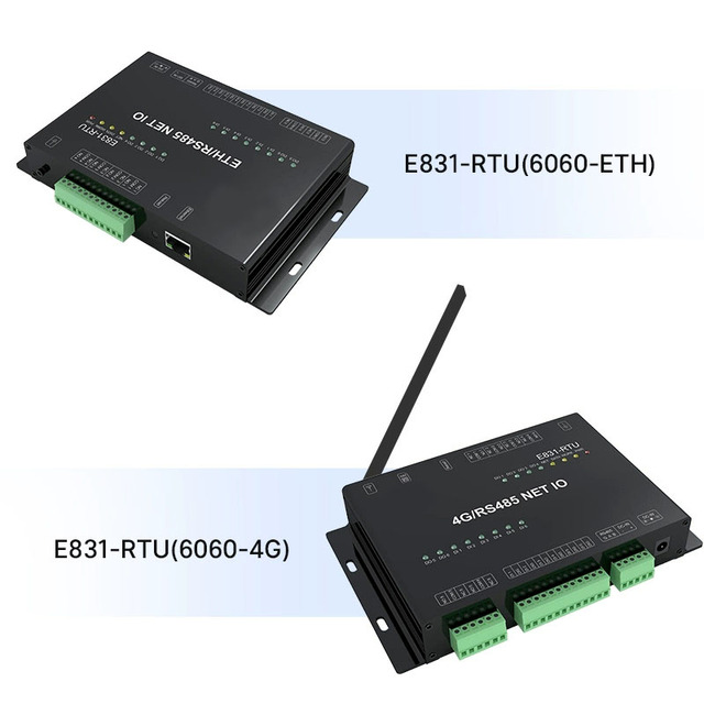 E831-RTU(6060-ETH) DAQ 12-channel Ethernet to RS485 Converter RS485 Modbus RTU to Modbus TCP Gateway IOT