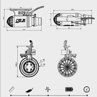 Moteur électrique Sup 40ah 12v, planche de Surf électrique, moteur d'aileron de poisson, Kayak 36v, planche de Surf pour Sup