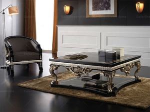Di lusso <span class=keywords><strong>Barocco</strong></span> intaglio del Legno centro <span class=keywords><strong>tavolo</strong></span> <span class=keywords><strong>nero</strong></span> quadrato in legno di caffè <span class=keywords><strong>tavolo</strong></span> per Living Room Furniture - Product Image 2