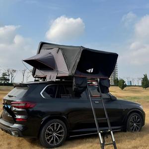 Tente <span class=keywords><strong>de</strong></span> toit résistante aux UV, imperméable, pour 2-3 personnes, en aluminium, coque rigide, quatre saisons, double couche <span class=keywords><strong>de</strong></span> toile, pour toit <span class=keywords><strong>de</strong></span> voiture 4x4 - Product Image 4