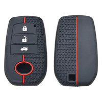 Housse de protection pour clé de voiture, en silicone lisse, compatible avec Toyota Rav4 Corolla Camry Hilux, accessoires de voiture, housse de clé