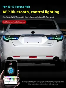 FT luci auto per <span class=keywords><strong>Toyota</strong></span> Mark <span class=keywords><strong>X</strong></span> RGB luci posteriori 2010-2017 Reiz LED luce luce di direzione dinamica gruppo luci posteriori per auto - Product Image 4