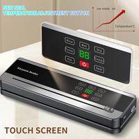 Scelleuse sous vide rechargeable entièrement automatique, aspiration puissante, coupe-sac intégré, faible bruit, scelleuse d'emballage avec modes sec et humide