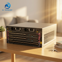 Chasis de Switch de Enrutamiento Modular Multiservicio LS-7003X con 3 Ranuras de Servicio, Dispositivo de Unidad Agregadora de Capa 3 Administrada de Alta Densidad