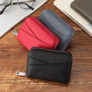 Monedero Japonés RFID Anti-Robo de Gran Capacidad para Tarjetas y Monedas, <span class=keywords><strong>Cartera</strong></span> Corta de Cuero Genuino con Diseño Impreso para Hombre y Mujer - Product Image 2