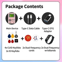 Simulateur de 16 cartes IC+ID 125K, 375K, 500K Amiibo à glissement illimité avec fonction de détection
