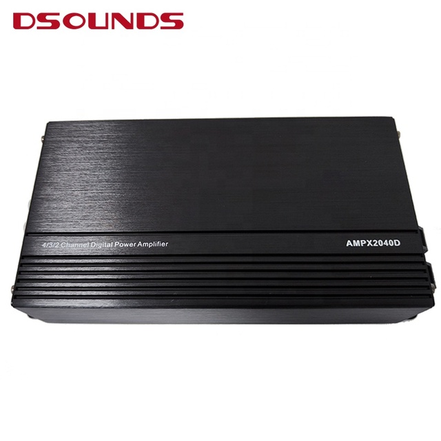 Full Range Class D Car Amplifier with 4 Channel 170Wx4 Car Audio Amplifier Mini Size and High Cost Performance for Car Audio