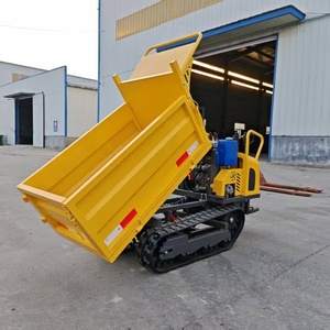 Mini-dumper sur chenilles CE EPA Euro 5, 0,8 tonne/1 tonne, camion à benne sur chenilles pour la construction et le jardinage - Product Image 3
