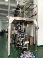 Machine d'emballage automatique de bonbons Weeshine WPV160 en acier inoxydable 304 à haute productivité pour sachets alimentaires, vitesse de fonctionnement stable