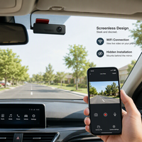 Caméra embarquée Wi-Fi 1080P Full HD avec capteur G, vidéo en temps réel, super condensateur et grand angle
