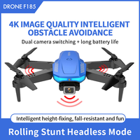 Jouets en gros F185 Pro Mini Drone Quadricoptère RC, Aéronef Télécommandé, Hélicoptère Jouet UFO à Commande Manuelle avec Maintien d'Altitude pour Enfants