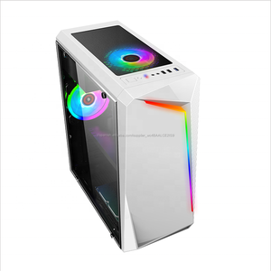 Gaming <span class=keywords><strong>ATX</strong></span> caso nuevo diseño de la <span class=keywords><strong>caja</strong></span> de la PC de la <span class=keywords><strong>Torre</strong></span> del chasis del ordenador de escritorio de C005 blanco - Product Image 4