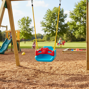 Siège de balançoire en plastique sécurisé pour enfants avec garde-corps - Extérieur - Product Image 3
