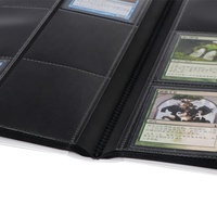 Album à 4 poches en plastique PP personnalisé, Service OEM/ODM, pour collection de cartes de jeu pokemon, 50 pièces