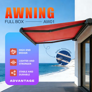 Auvent rétractable motorisé certifié CE, tissu PVC imperméable, structure <span class=keywords><strong>en</strong></span> alliage <span class=keywords><strong>d</strong></span>'<span class=keywords><strong>aluminium</strong></span>, télécommande, terrasse extérieure, abri pour voiture - Product Image 1