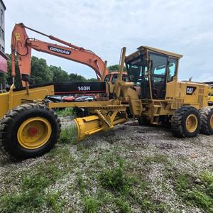 Niveleuse à roues Caterpillar 140H/G/K d'occasion, très vendue, origine Japon/USA, moteur et pompe, machine de terrassement pour travaux de construction - Product Image 3