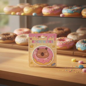 Carnet de notes autocollantes Cate Cartoon Capybara pour étudiants et bureau, avec <span class=keywords><strong>bandes</strong></span> de messages détachables et notes mignonnes Capybara - Product Image 4