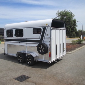 Semirremolque de Transporte de Caballos de Lujo Personalizado HERUI, Estándar Australiano, Remolque Premium para Caballos, Doble Eje, Frenos Eléctricos, 4T - Product Image 2