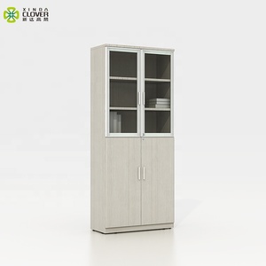 Tủ Đựng Hồ Sơ Văn Phòng Thiết Kế Gỗ Mới Giá Rẻ Có Cửa Kính - Product Image 1