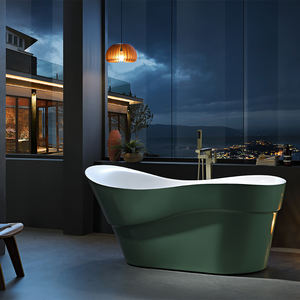 Baignoire autoportante à vendre, pour salle de bain de luxe, baignoire en acrylique autoportante la <span class=keywords><strong>moins</strong></span> chère, baignoire moderne en <span class=keywords><strong>fibre</strong></span> de verre pour adultes - Product Image 4