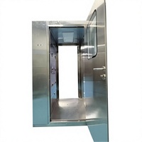 Pintu Air Shower Ruang Bersih Baja Anti Karat Baru dengan Filter HEPA 1500W Induksi Inframerah untuk Penggunaan Pabrik