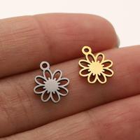 Acier inoxydable mignon fleur fille boule pendentif breloques pour collier Bracelet fabrication de bijoux à bricoler soi-même résultats accessoires