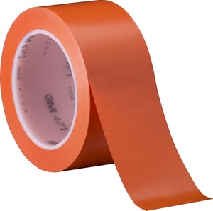 Ruban adhésif en vinyle 471, adhésif en caoutchouc simple face, ruban de masquage imperméable - lumineux et accrocheur pour une meilleure visibilité - Product Image 5