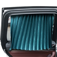 Rideau pare-soleil plissée pour voiture, Protection anti-uv, vitre latérale de pare-soleil magnétique pour véhicule