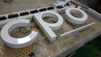 Panneau de lettres pour chapiteau de mariage Décorations intérieures pour écoles et hôpitaux Bandes LED néon et plastique