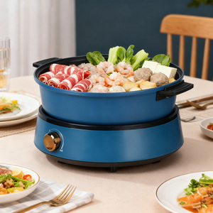 Meilleures ventes : Appareil de cuisson électrique multifonction, Poêle grill antiadhésive, Poêle à frire tendance 2026, Capacité 4 L, Marque TL, Ustensile de cuisine domestique type Dutch - Product Image 1