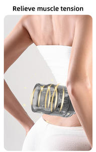 Masajeador de cintura, vibrador de relajación eléctrica, cinturón de masaje para adelgazar grasa en la espalda - Product Image 6
