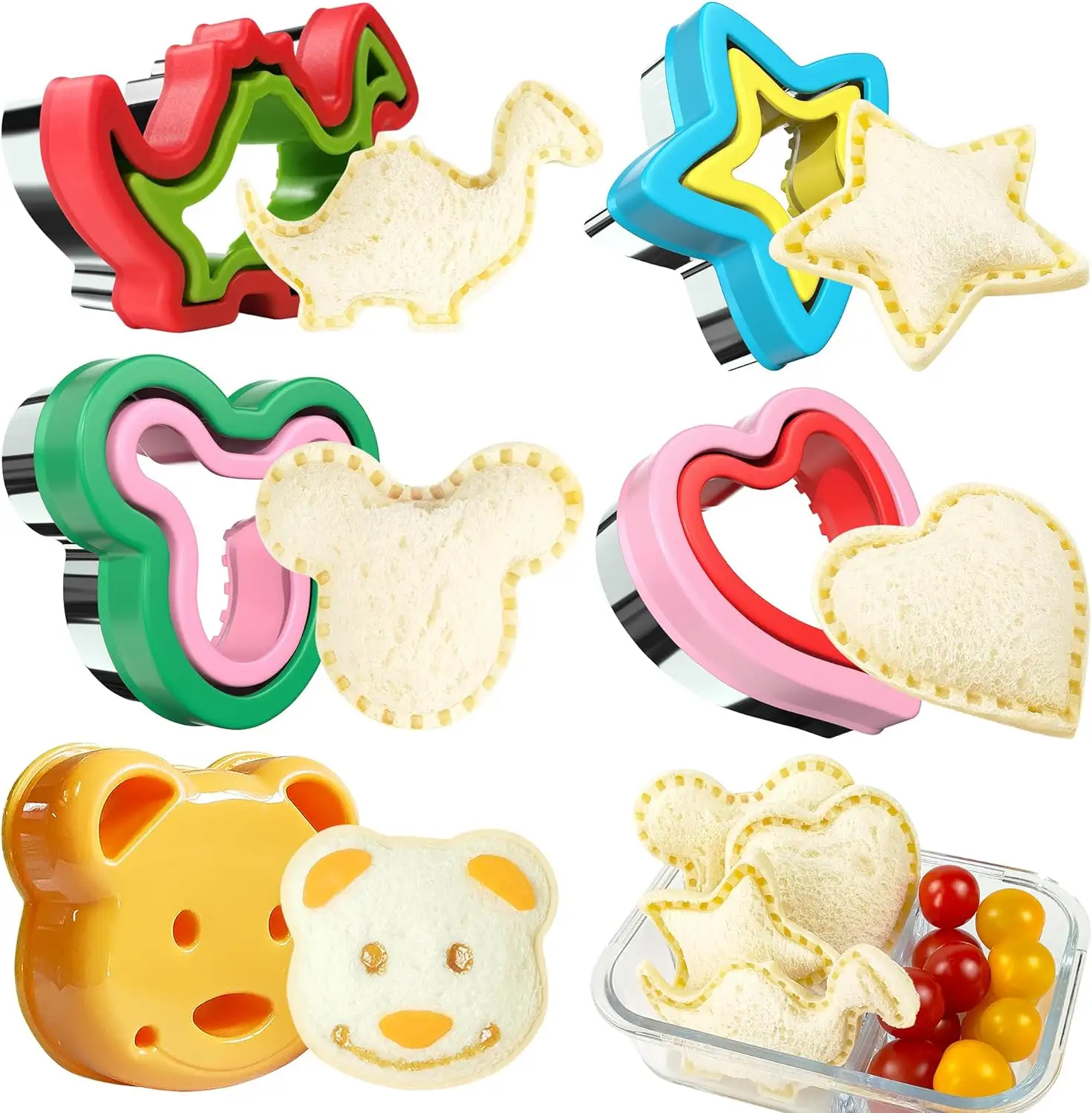 Hot Sale Sandwich Cutter und Sealer Set Sandwich Cutter für Kinder Lunchbox und Bento Box